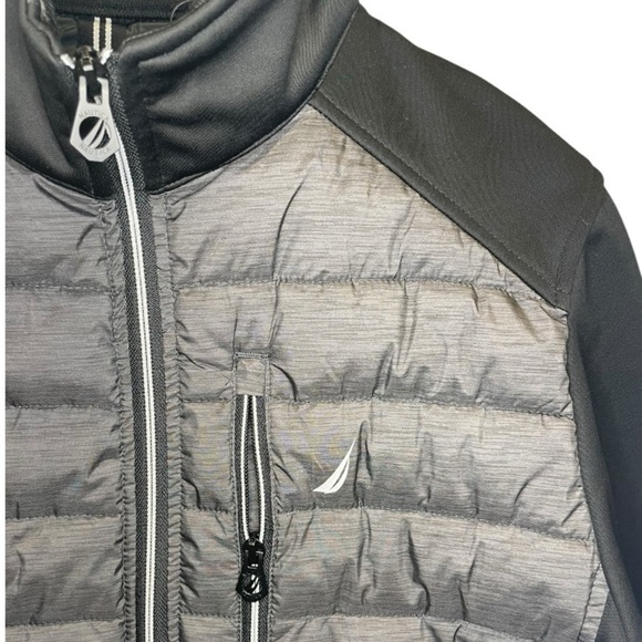 Nautica® 
Men’s Mix Media Jacket - Grey and black Size S - Picture 3 of 10